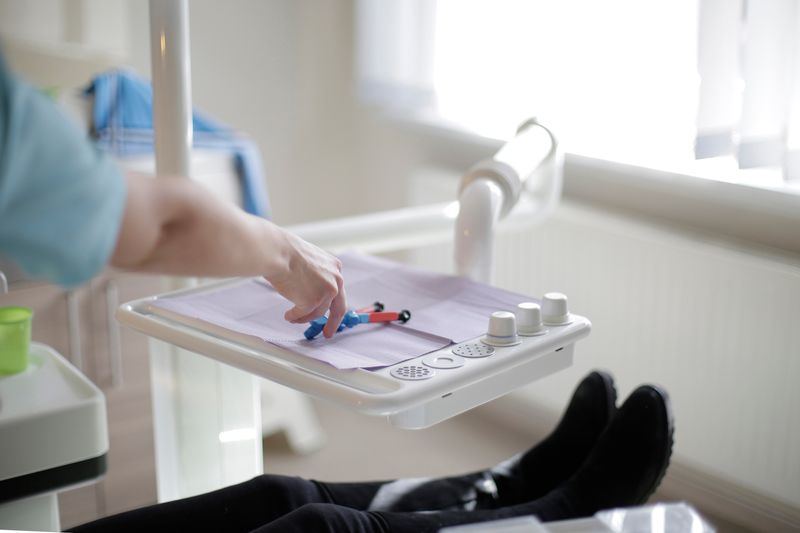 Dental clinic treatment tray